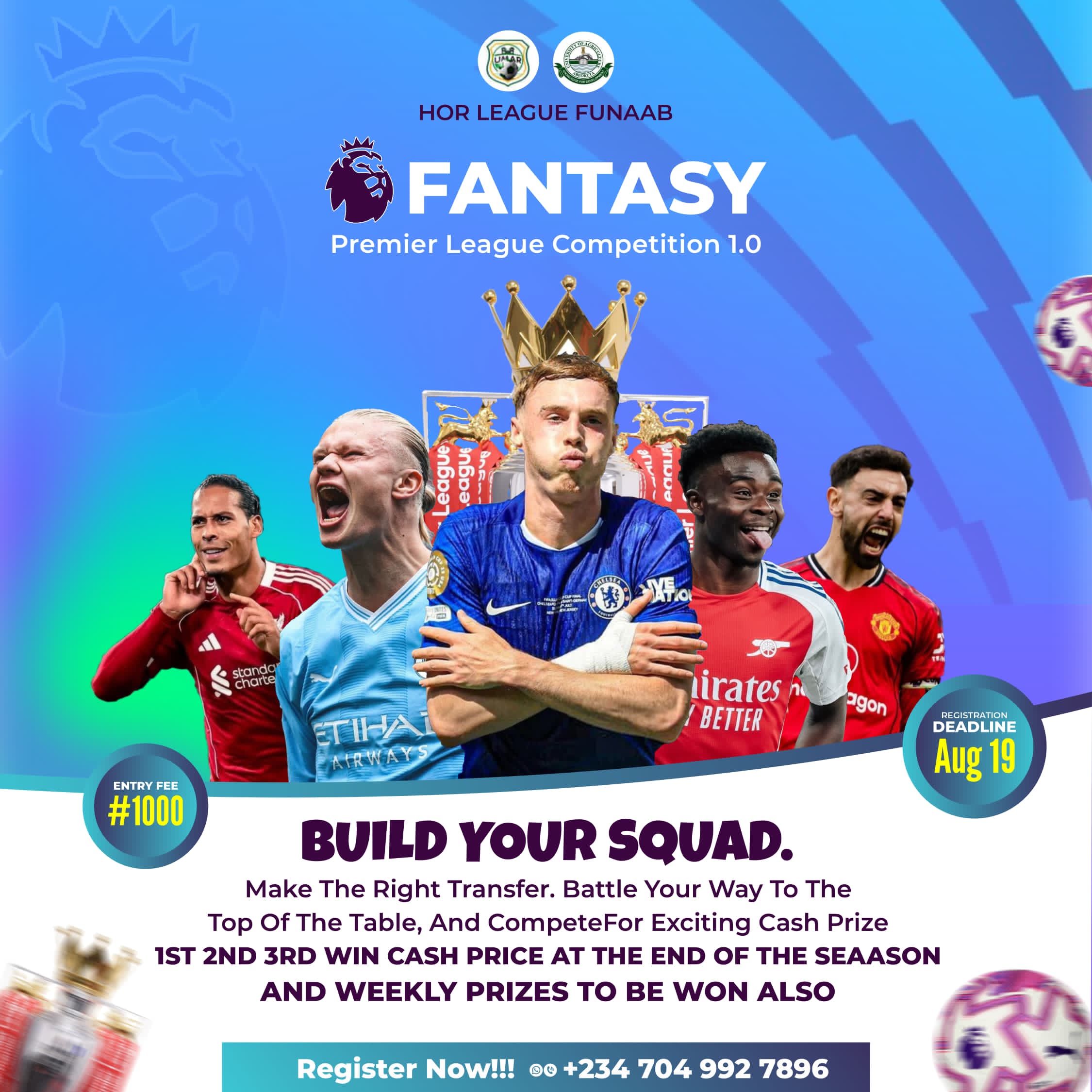 HOR League FUNAAB Fantasy Premier League Competition 1.0 ⚽️🏆